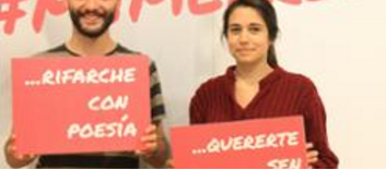 dous rapaces posando no photocall