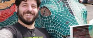 selfie de Iván, do fórum metropolitano