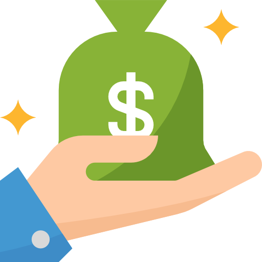 Gráfico de tarta con lupa