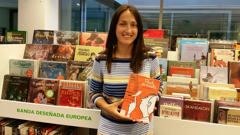 Sira González, de la Biblioteca Los Rosales