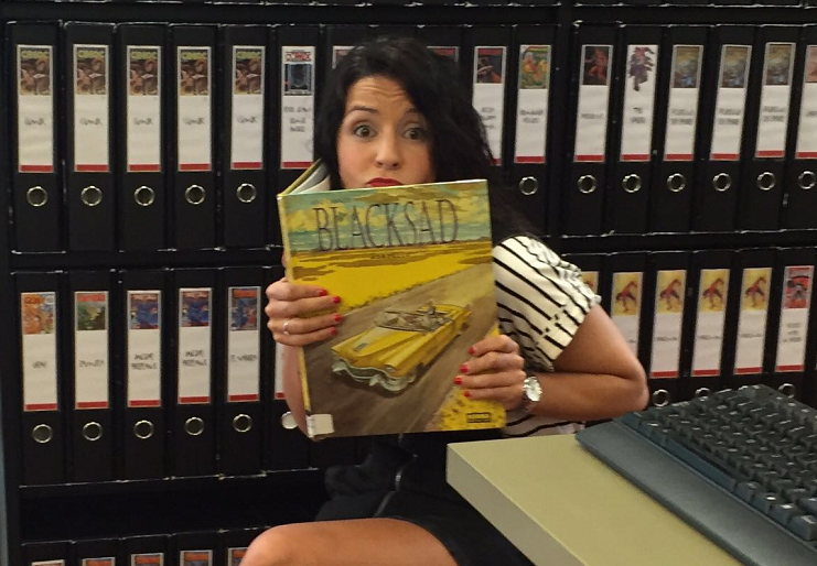 Gema Carballeira, da Biblioteca Fórum Metropolitano