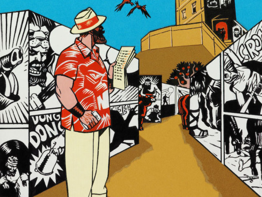 Imaxe tomada do cartel oficinal de Viñetas desde o Atlántico 2016