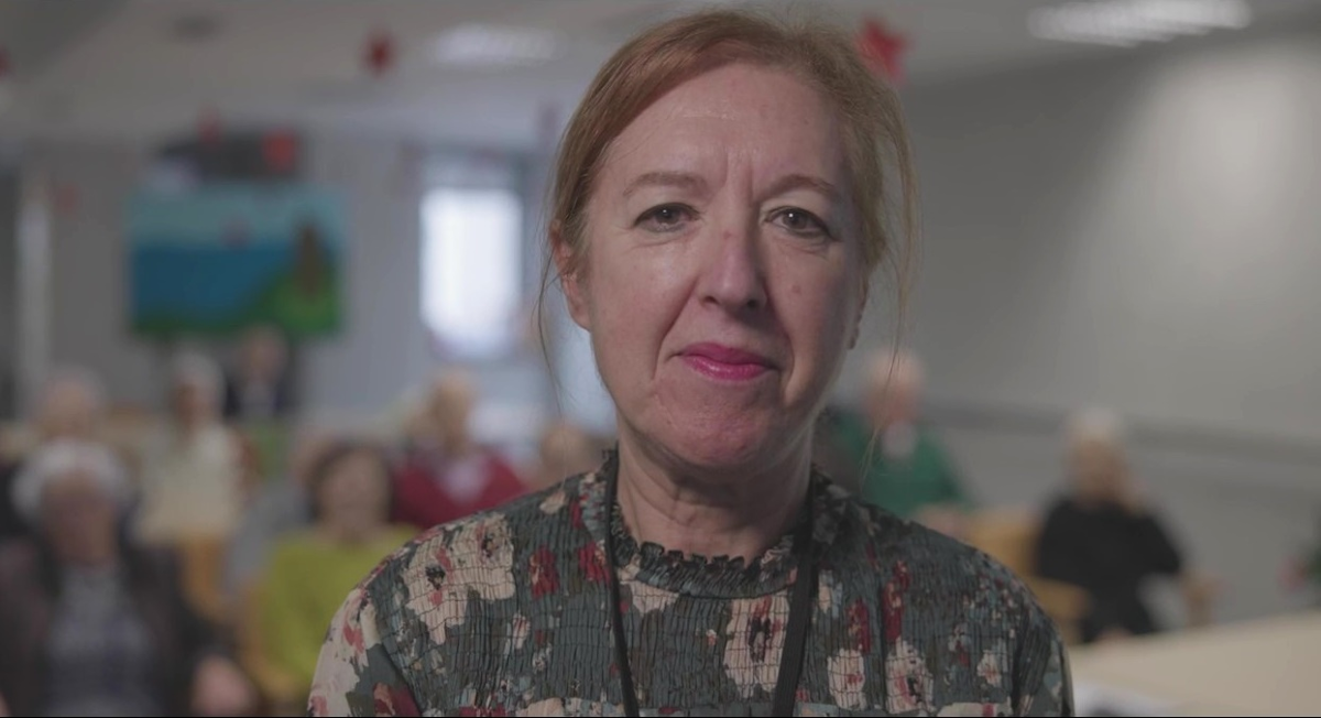 Marisi, voluntaria La hora de la lectura