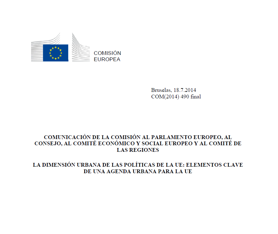 A dimensión urbana das políticas da UE para unha Axenda Urbana