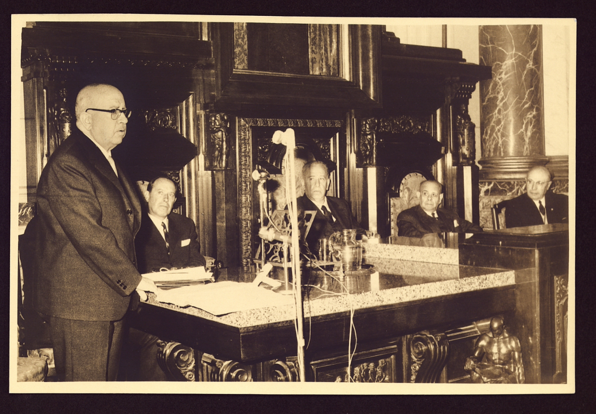 Conferencia de Dámaso Alonso o 9 de decembro de 1968