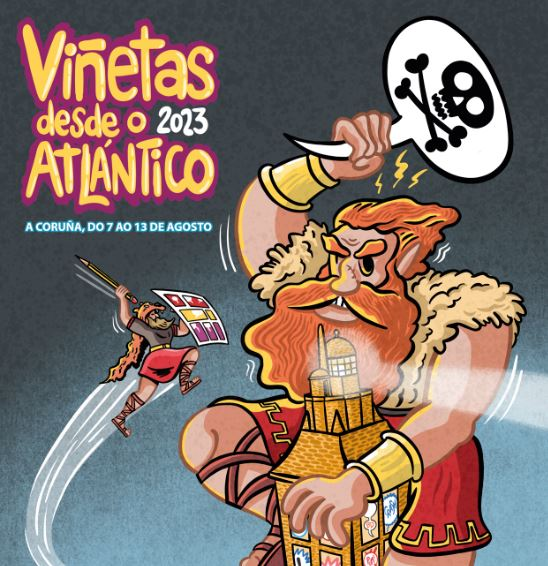 Imagen tomada del cartel oficinal de viñetas desde el atlántico 2023