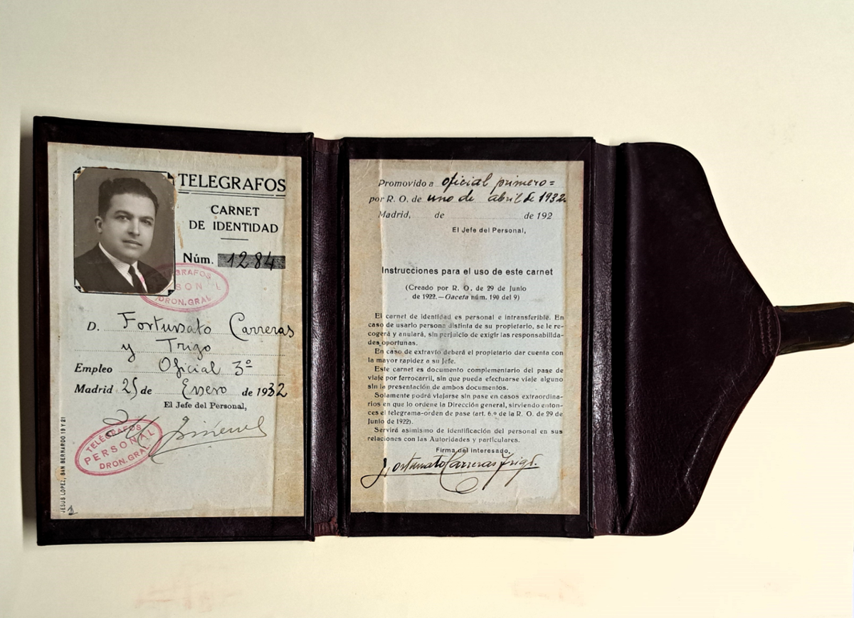 Carteira de Fortunato Carreras Trigo