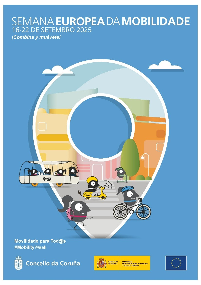 Cartel Semana europea de la movilidad 2025