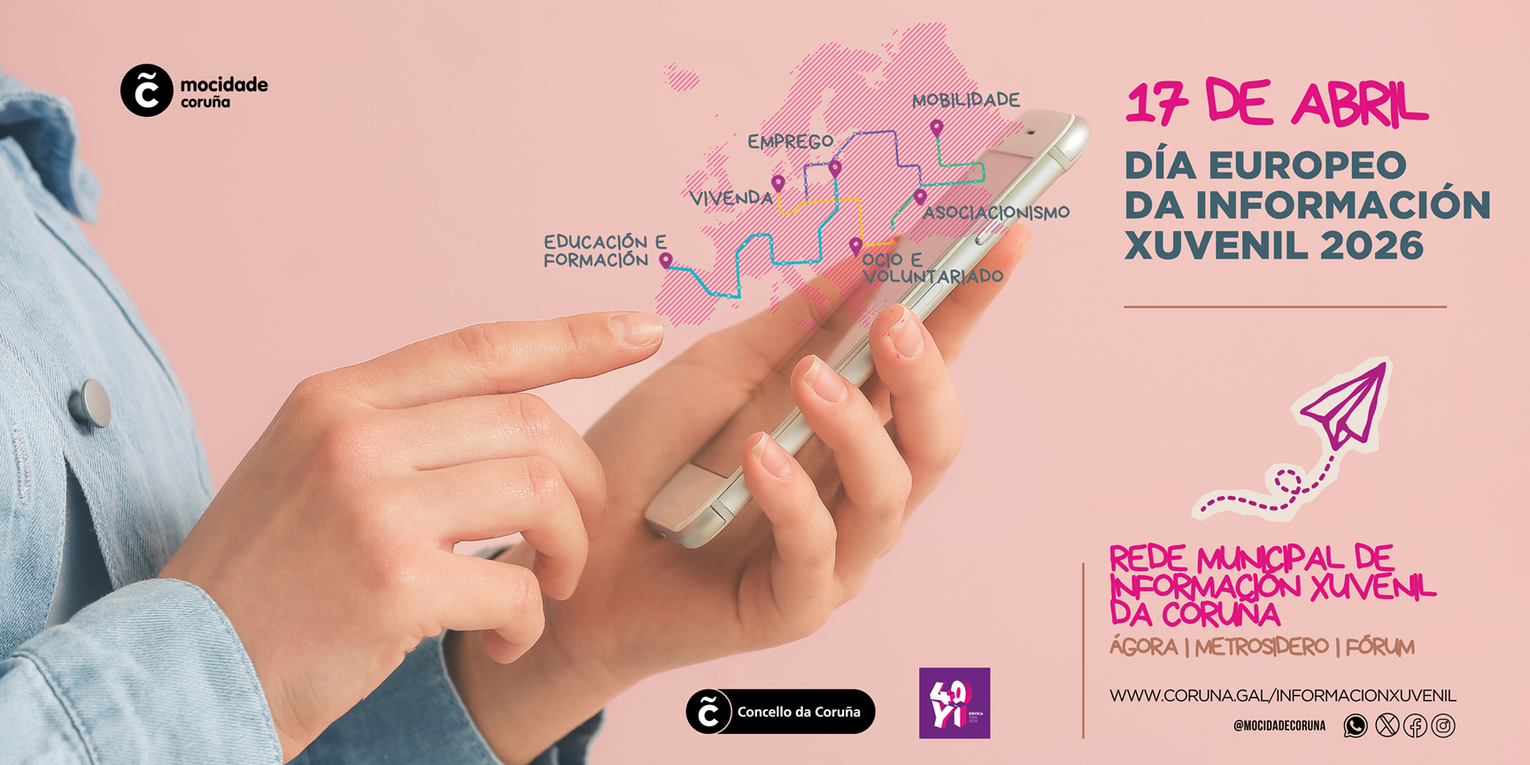 Banner Día Europeo da Información Xuvenil 2026