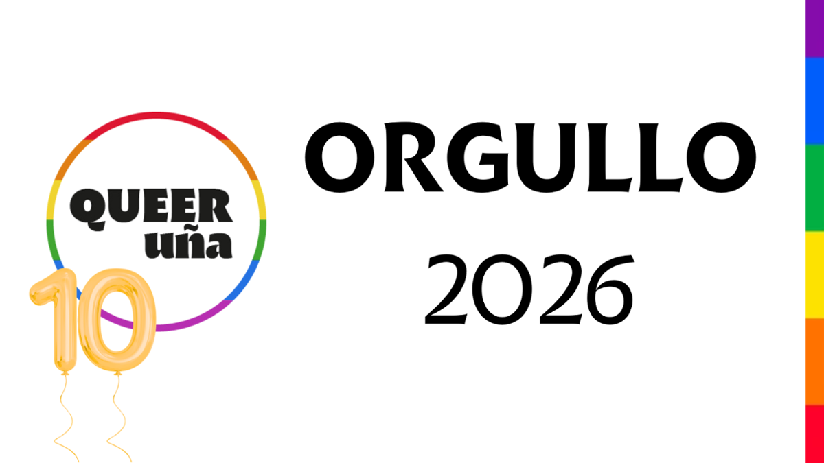 Imaxe de Orgullo 2026 cos 10 anos de QUEERuña.