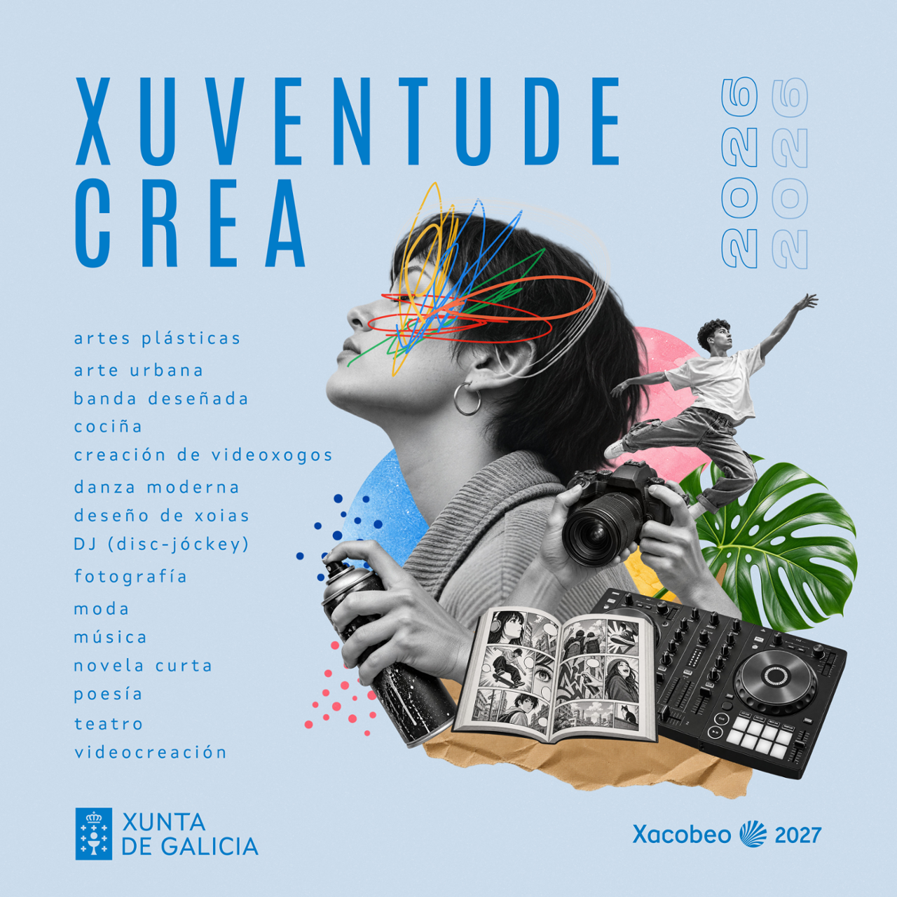 Cartel Xuventude Crea 2026