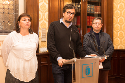 Alberto Lema presentó la primera edición del Campeonato de Marcha Nórdica de A Coruña