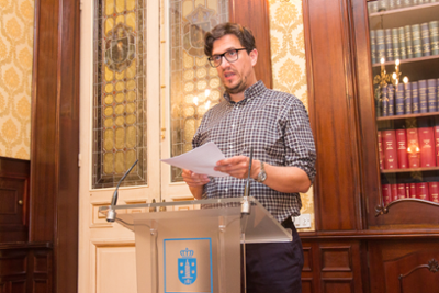 El concejal de Emprego e Economía Social, Alberto Lema 