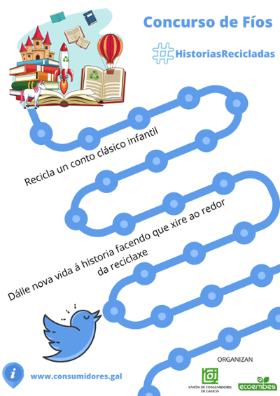 Cartel del concurso de hilos de Twitter