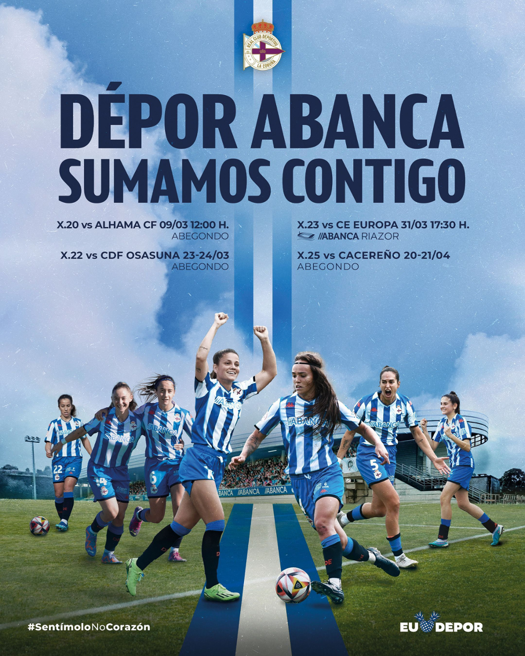 CARTEL CAMPAÑAL SUMAMOS JUNTOS - DEPOR ABANCA