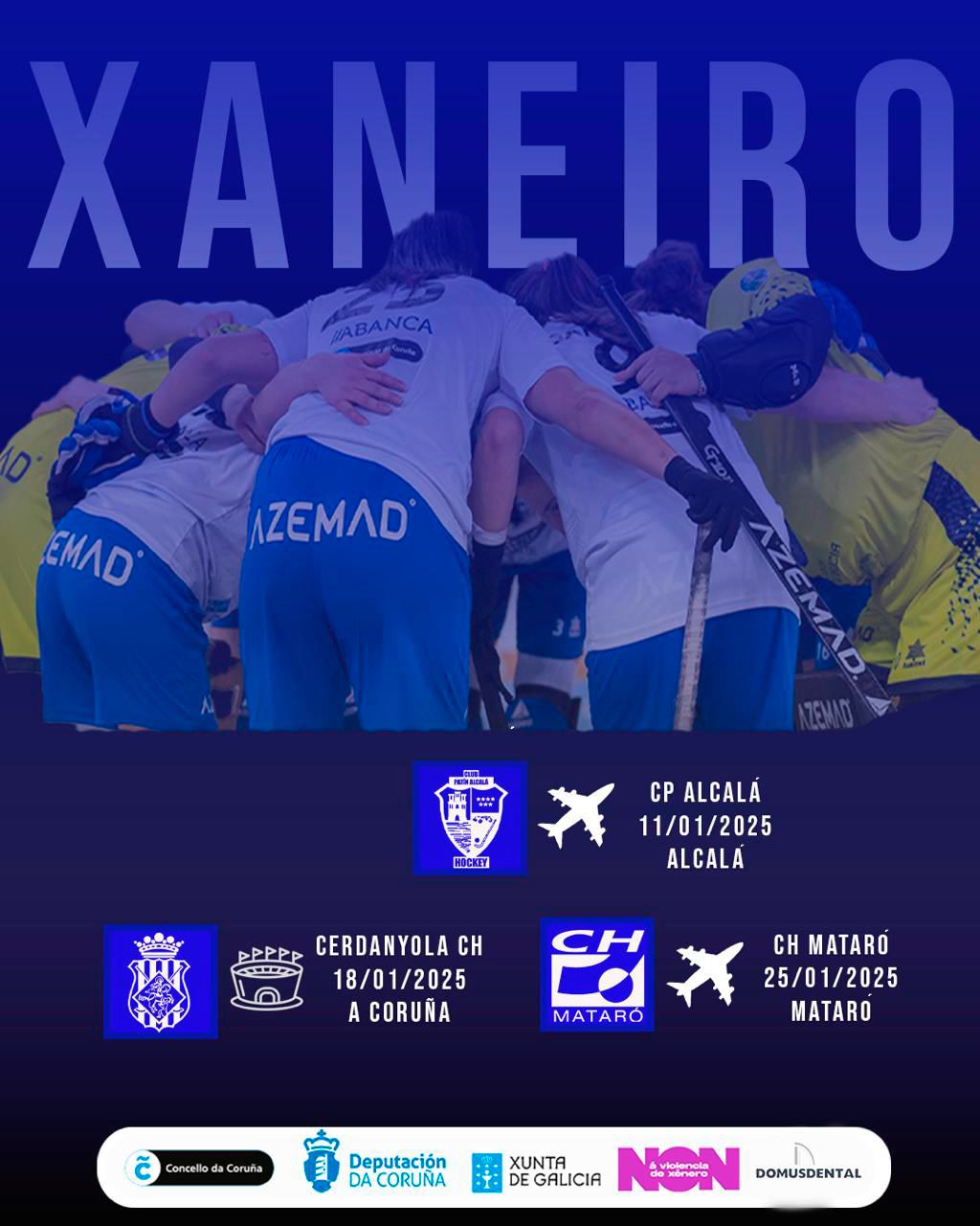 CALENDARIO PARTIDOS H.C. CORUÑA FEMENINO