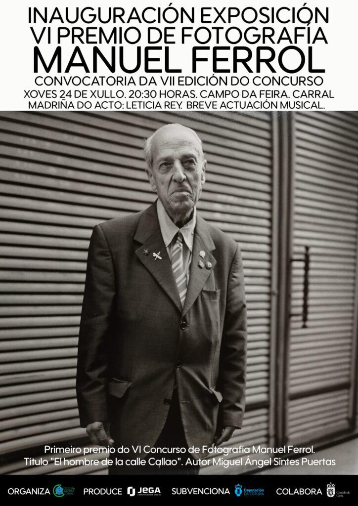 Fotografía en branco e negro de Manuel Ferrol