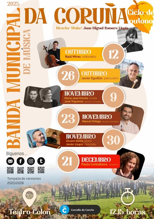 cartel do ciclo de outono