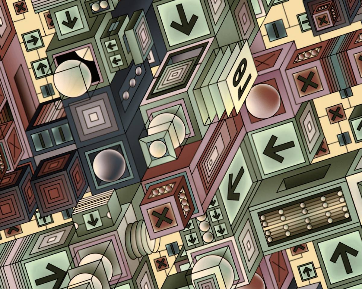 feixe de figuras xeométricas