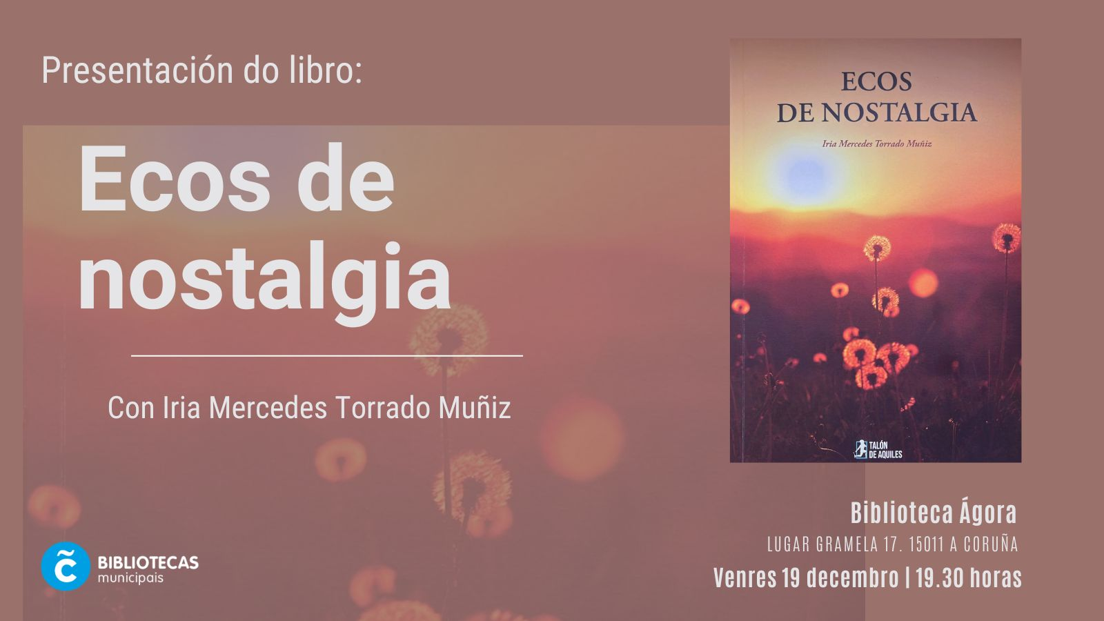 Cartel web presentación do libro 