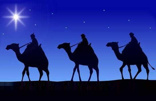 silueta dos tres reis magos