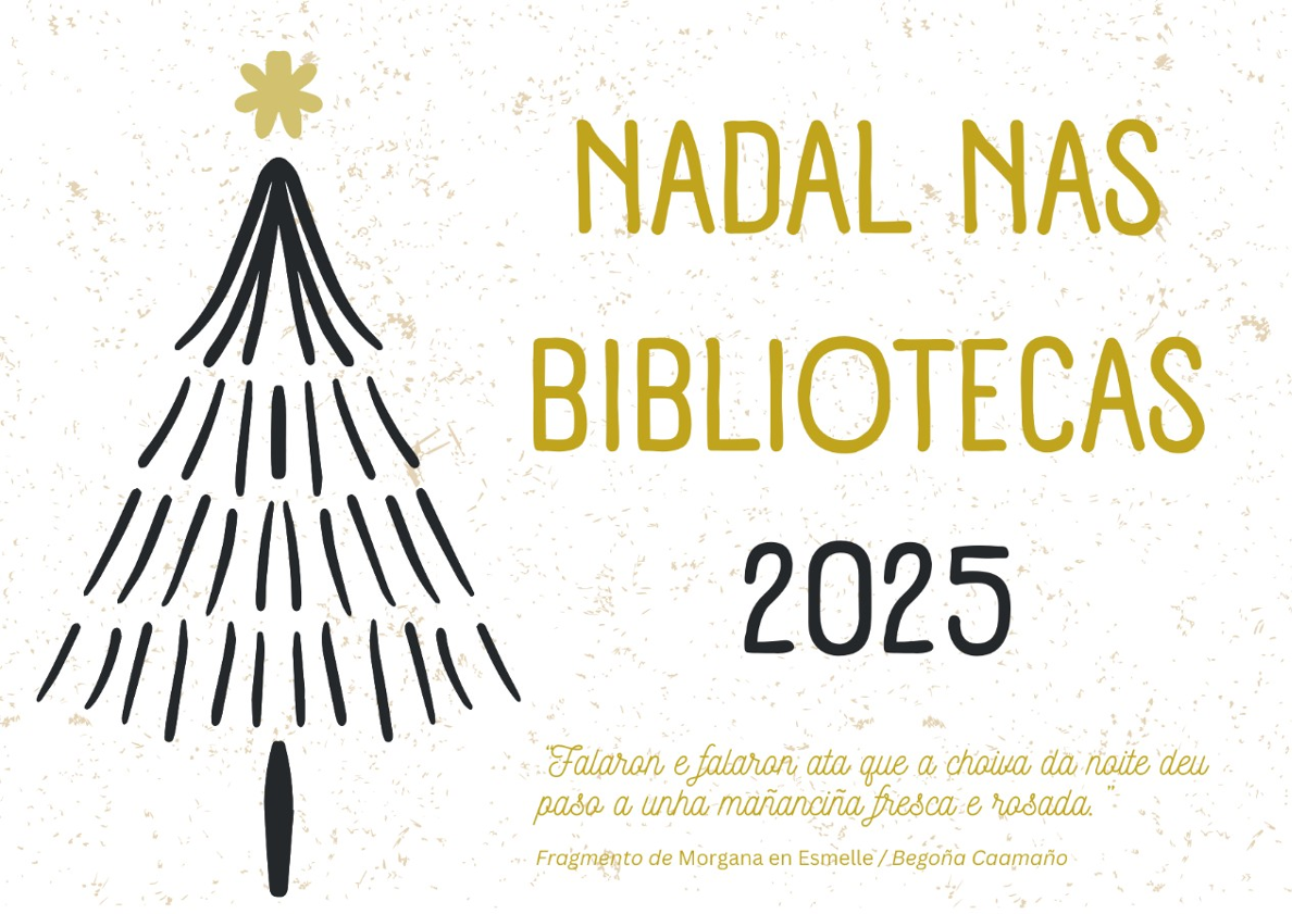 cartel do Nadal nas Bibliotecas