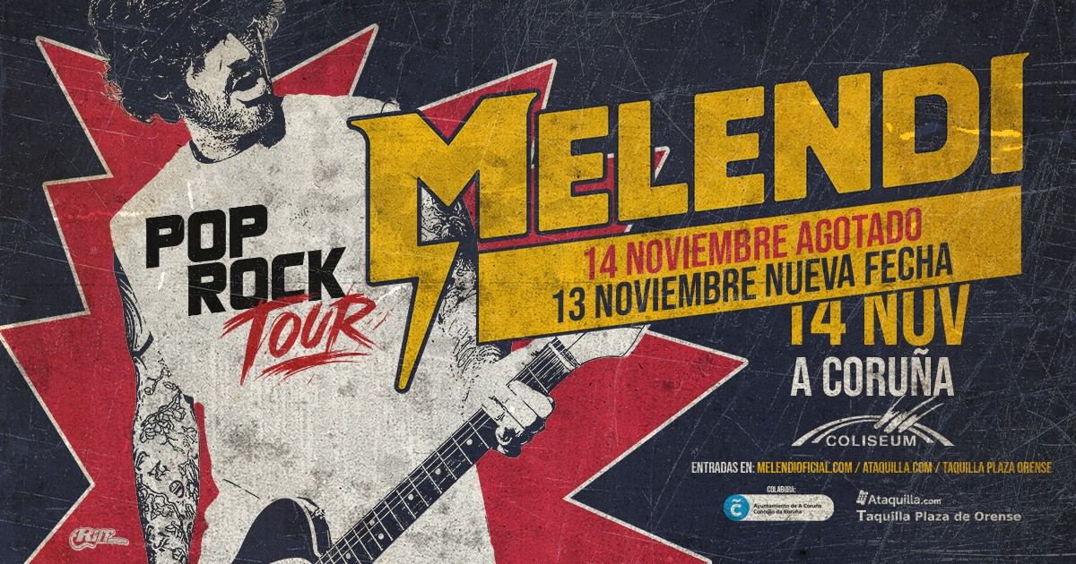 Melendi 2026 - 2 datas