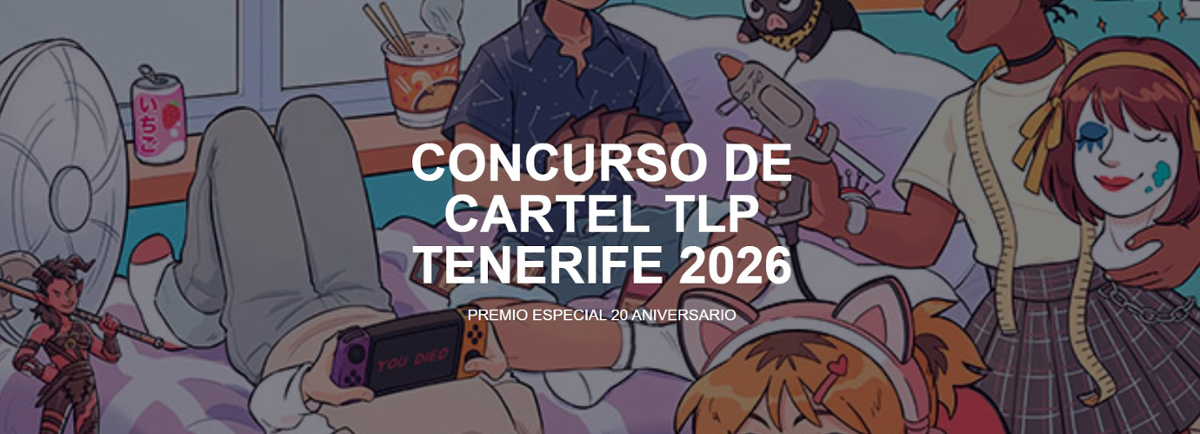 Concurso de carteis TLP Tenerife 2026. Premio especial 20 aniversario