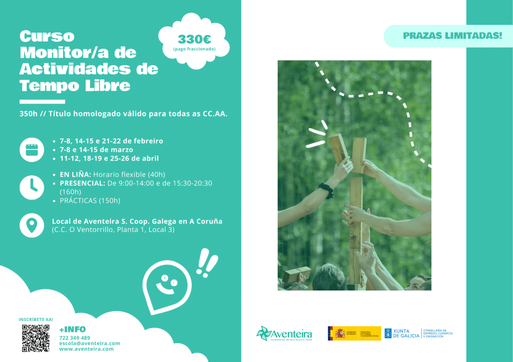 cartel do curso con información