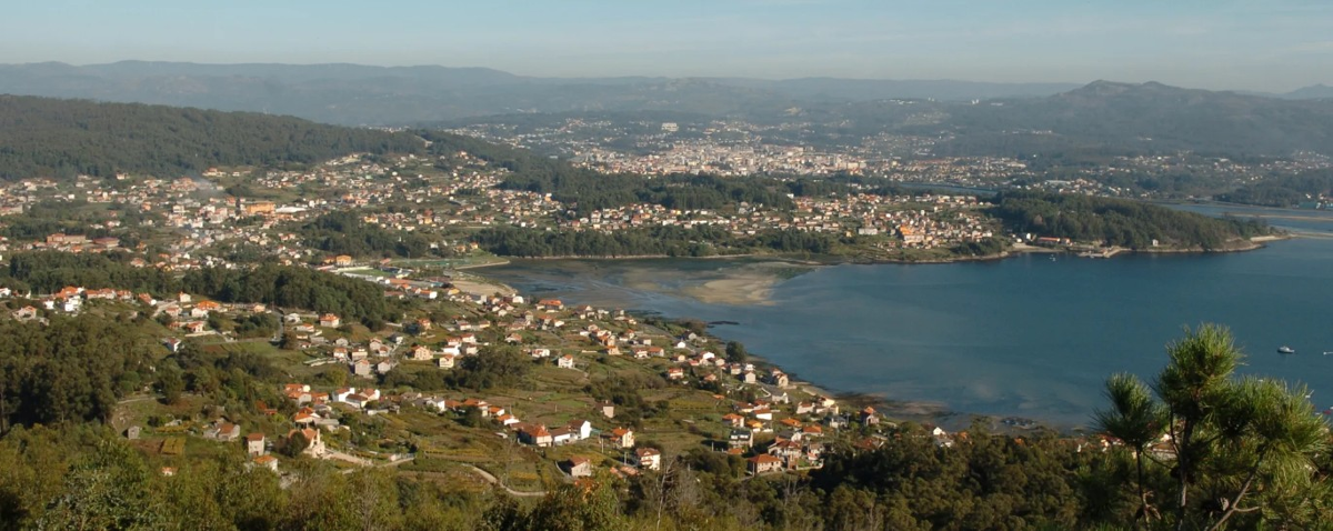 vista aérea de Poio