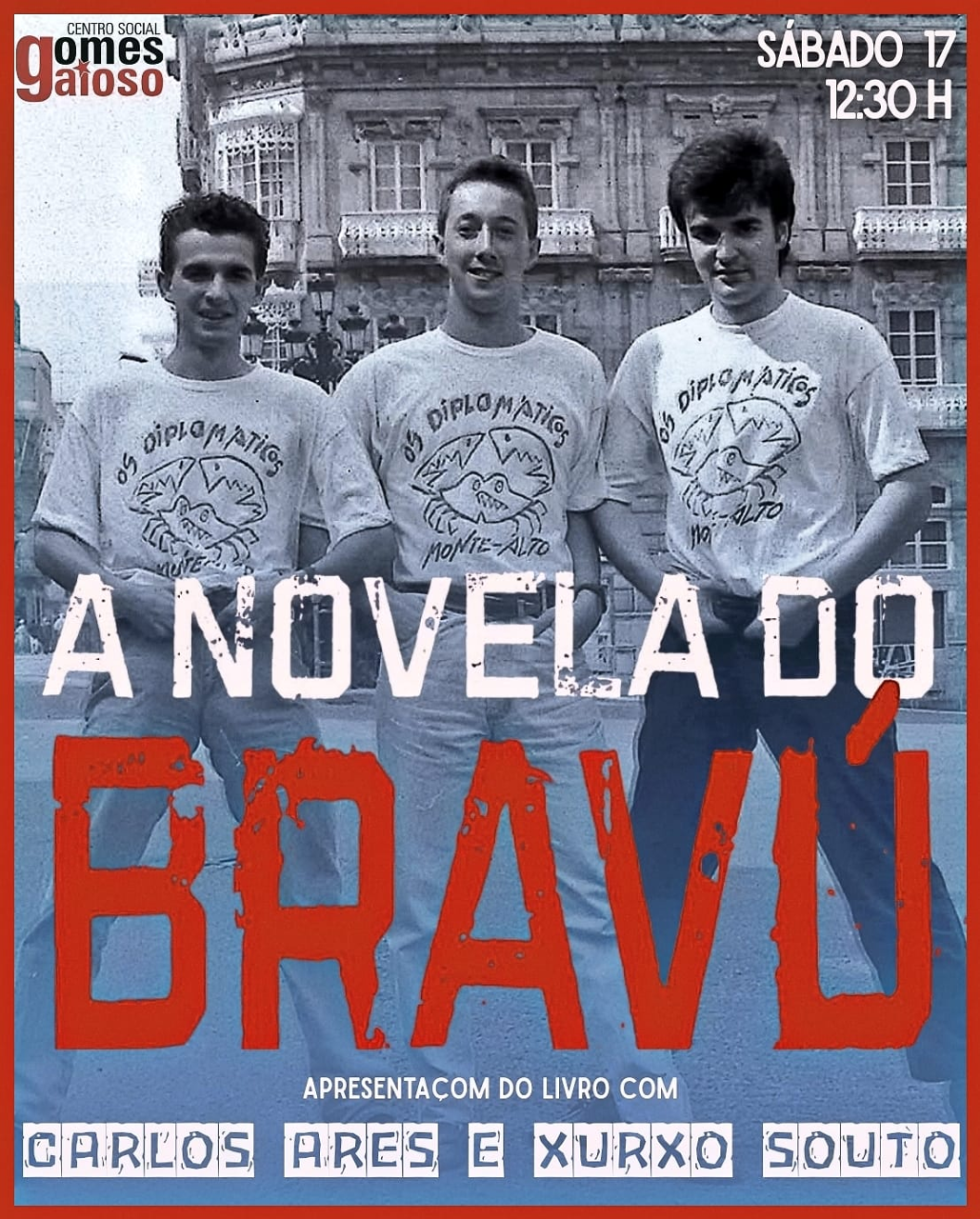 Foto antiga de membros dos Diplomáticos de Monte Alto