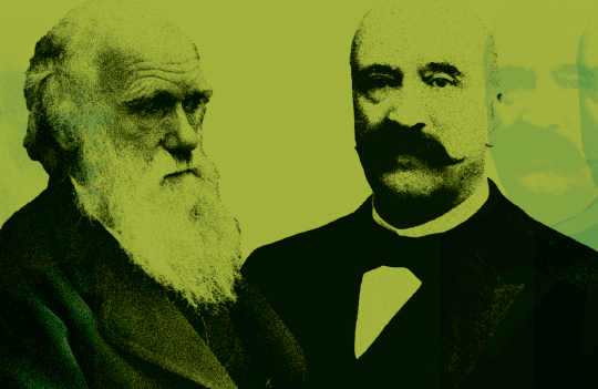 Imaxe de Darwin e de Víctor López Seoane