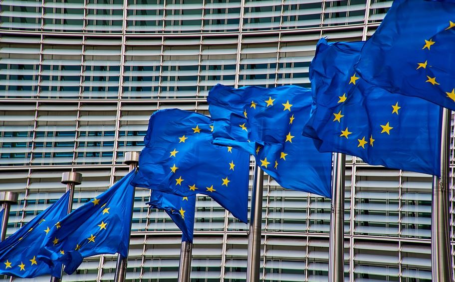 Bandeiras da Unión Europea.