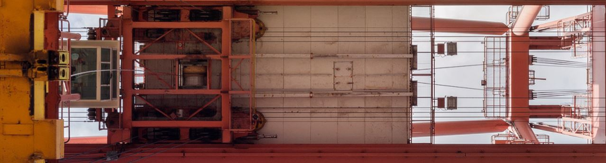 parte de abaixo dun guidastre de peirao