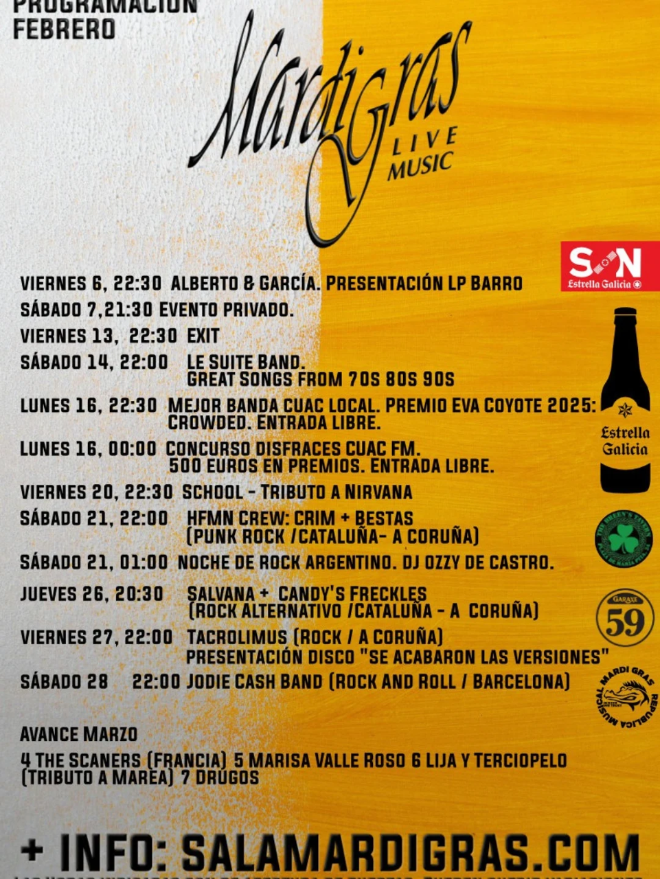 cartel coa programación