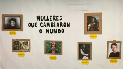 Decoración da festa de Entroido na EIM Arela