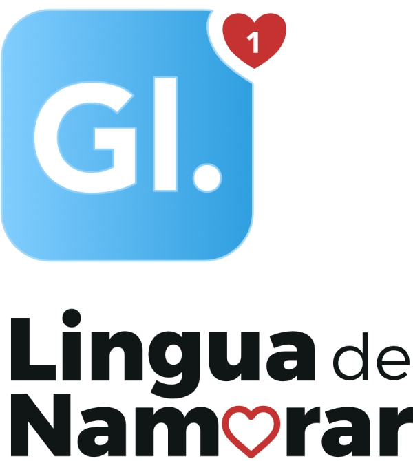 Logo do concurso Lingua de namorar.