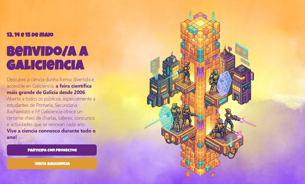 cartel desta edición de Galiciencia