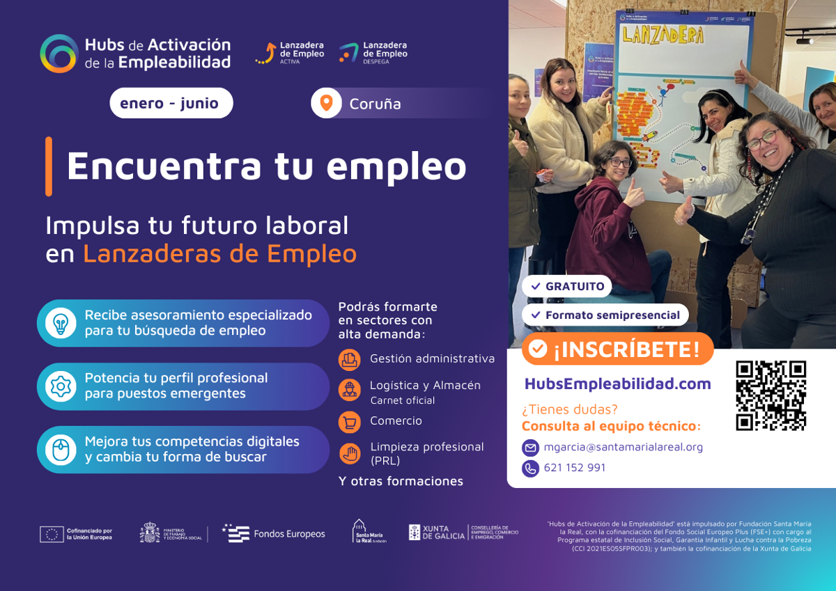 Cartel con los datos del programa.