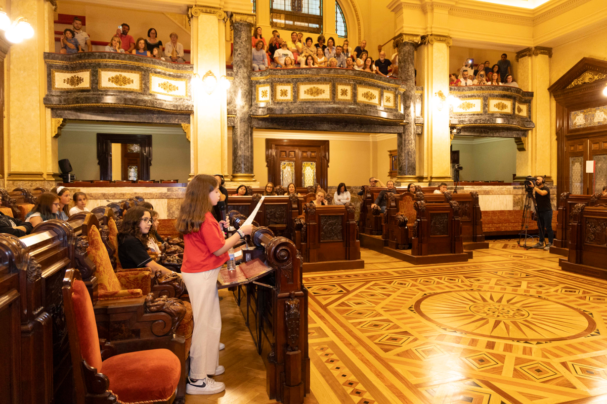 Imaxe de arquivo do Pleno Constitutivo do Consello Local da Infancia e da Adolescencia