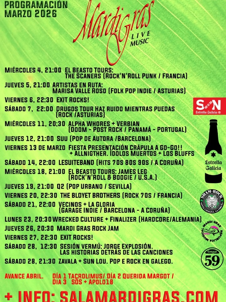 cartel coa programación