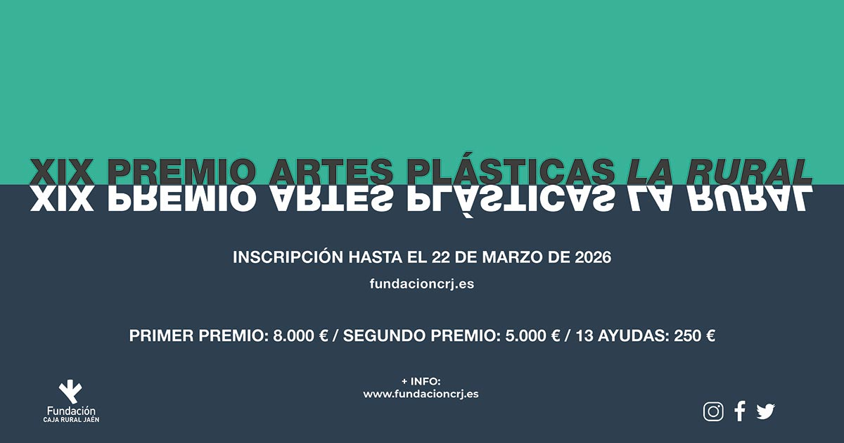 Cartel XIX Premio de Artes Plásticas A Rural