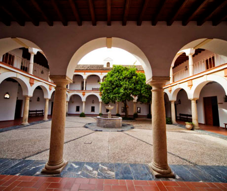 Patio intereior de Fundación Antonio Gala