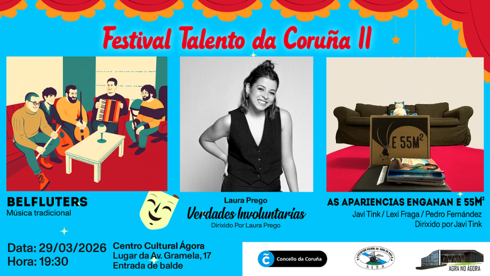Festival Talento da Coruña. Microteatro e improvisación 2026 