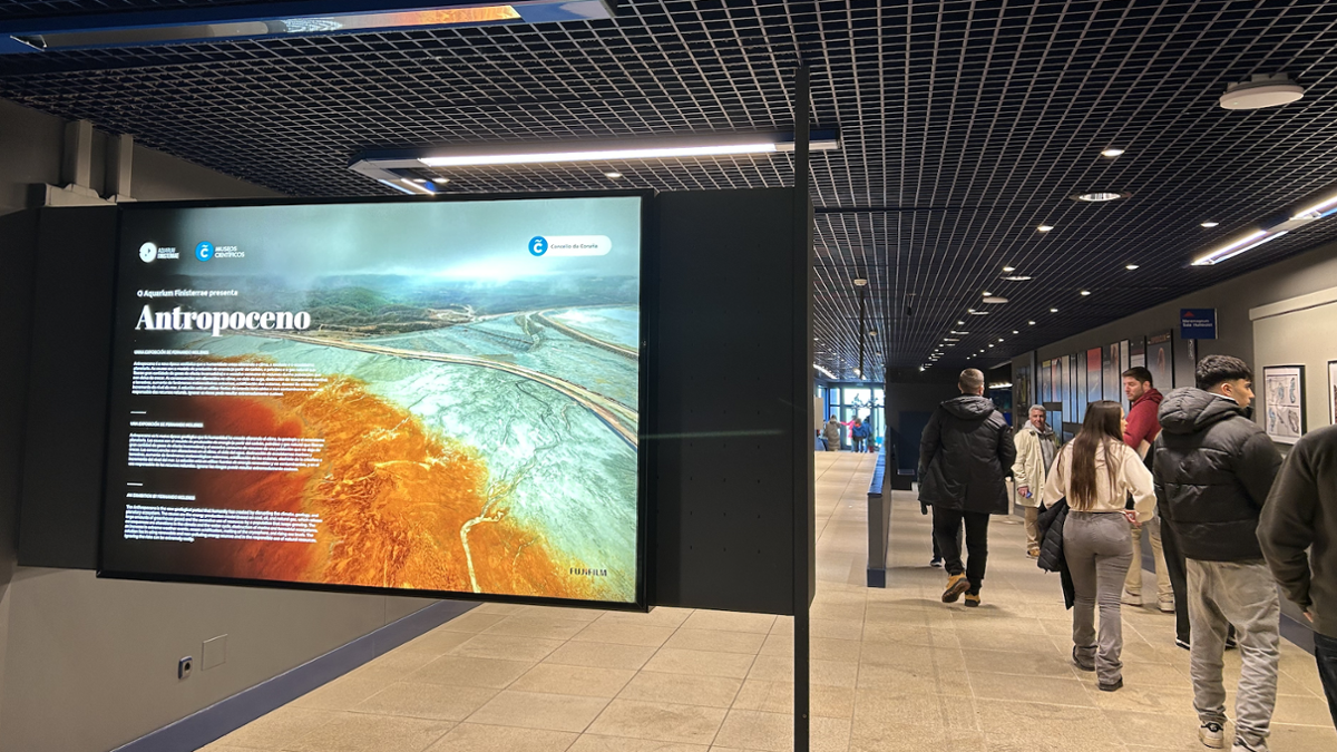 Imaxe dun dos paneis da exposición