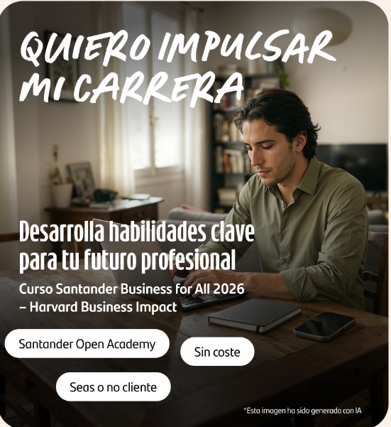 Cartel sobre a fotografía dun mozo estudando.