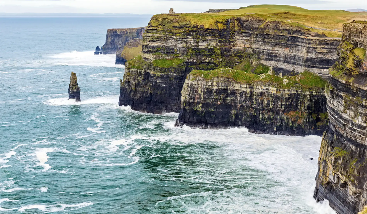 Acantilados da costa irlandesa.