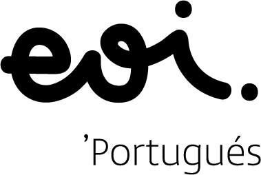 Logo EOI Coruña, idioma portugués.
