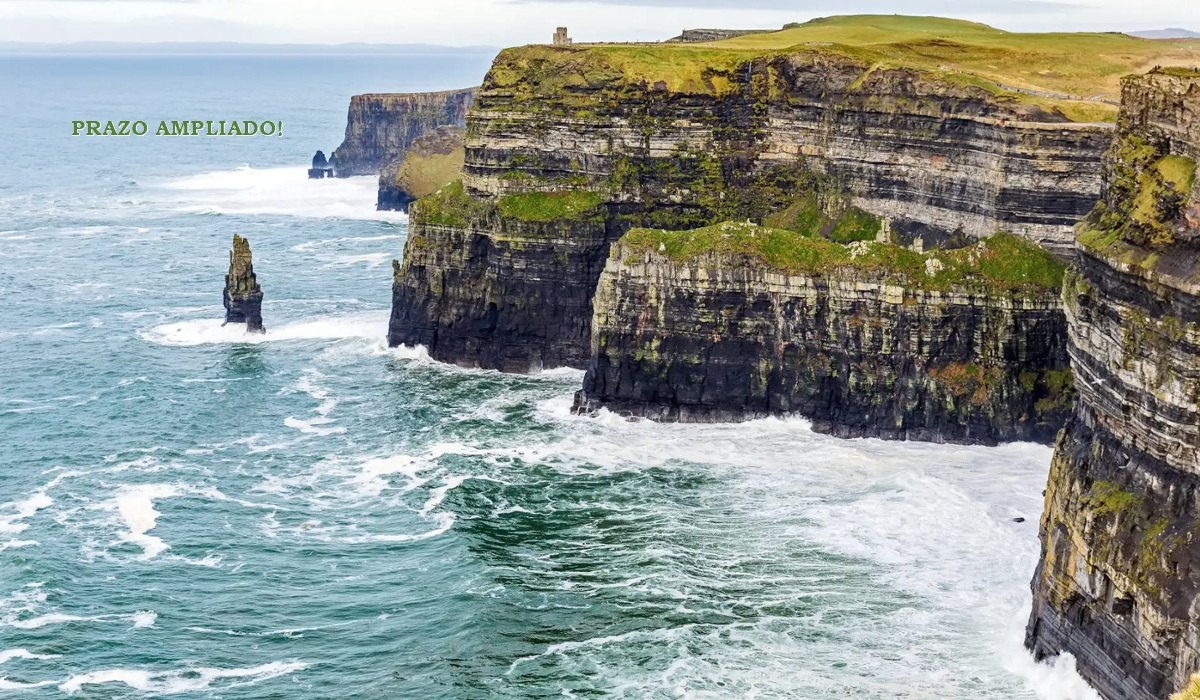 Cantís na costa Irlandesa.