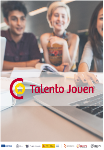 Cartel do programa PICE sobre a fotografía dunha moza sorrindo